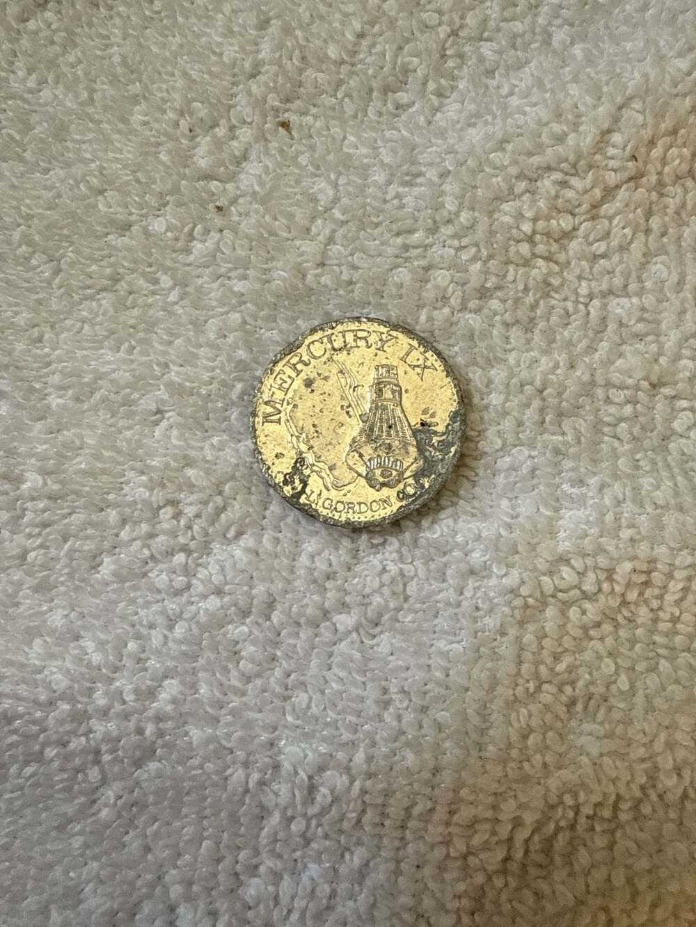 MERCURY IX Mission NASA Vintage Space Program Medallion Medal Challenge Coin